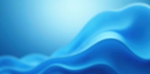 Fluid light blue gradient, blurred abstract forms , backdrop, elegant