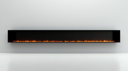 Modern electric fireplace design enhances contemporary home decor in a stylish living space