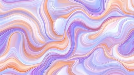 Fototapeta premium Abstract Swirling Pastel Color Marble Design