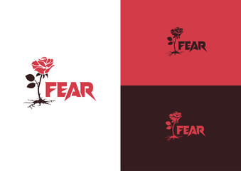 Wild Rose logo design concept 