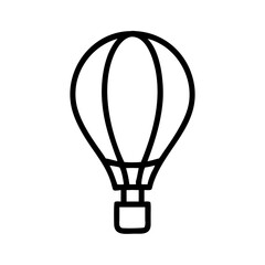 hot air balloon icon design