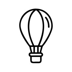 Fototapeta premium hot air balloon icon design