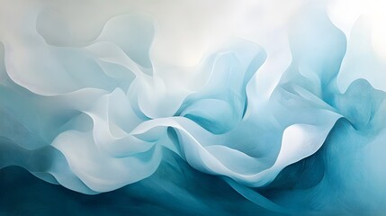 Obraz premium Serene Aquamarine Artistry