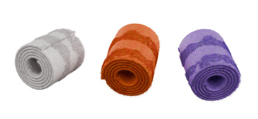 Towel isolated on white