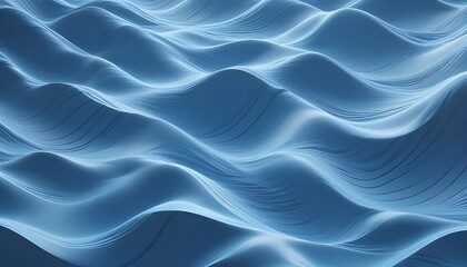 Fototapeta premium Blue wave with a white line in the middle. Background. Abstract. Futuristic. Graphics
