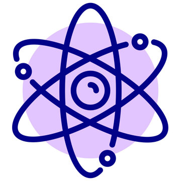 chemistry vector mixed outline icon