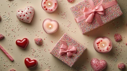 A colorful table filled with many types of candies, perfect for parties or events