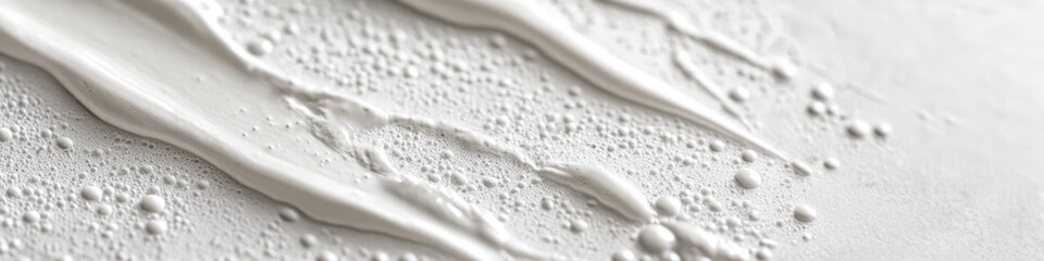 Obraz premium A close-up view of white paint on a table, useful for decorative or design-related purposes