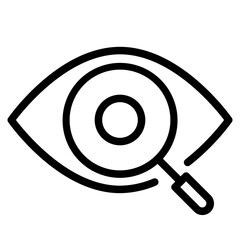 Eye line icon