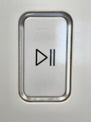 Power button and pause on household appliances. Button. Inclusion of household appliances. Pause button