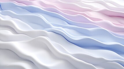 Obraz premium Abstract Pastel Waves Flowing Softly