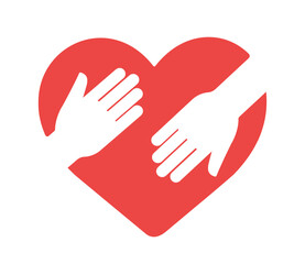 hands in heart icon