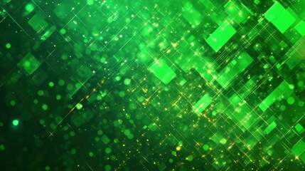 Bright Green Background with Clean Grid Pattern and Structured Design Elements