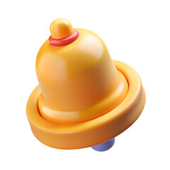  3D Notification Bell Icon – Modern UI Design 