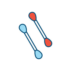 Cotton Buds  vector icon