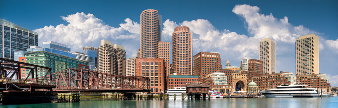 Boston Massachusetts downtown city skyline