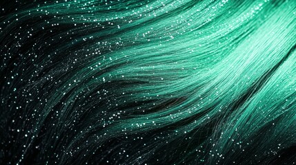 Obraz premium Vibrant black emerald green petrol teal colors with metallic textures