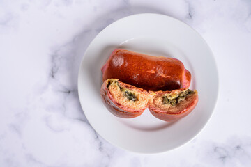 Turkish pastry. pastry stuffed baked in the oven.