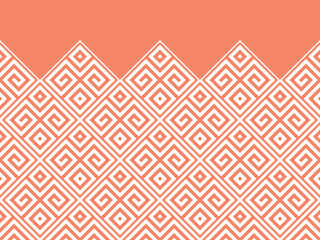 Abstract geometric pattern. Vector background. White and pink ornament. Graphic modern pattern. Simple lattice graphic design.