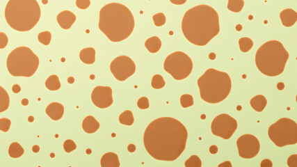 light green background with brown spots