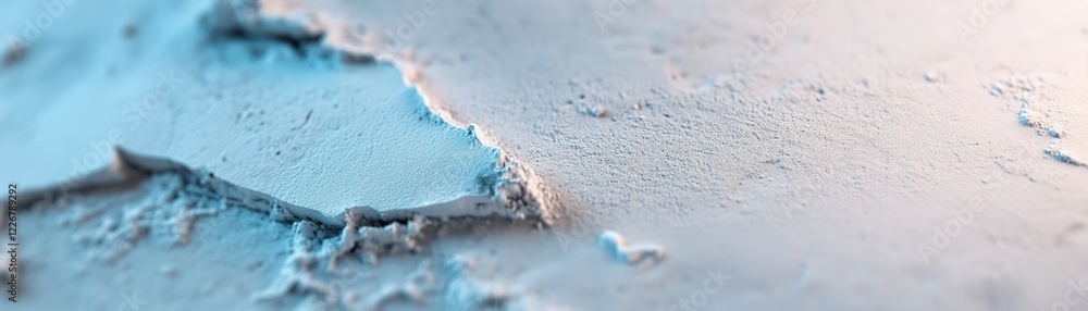 Aufkleber illumination highlights the texture of a frosted smooth concrete surface, showcasing its unique nuan