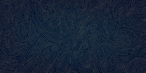 Vector wave line pattern, wood texture, luxury elegant japanese style illustration. Swirl art background, sea, ocean template. © marylia17