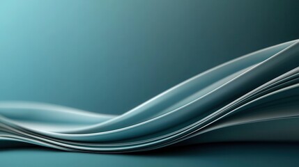 Obraz premium Dynamic surface art graphic resources showcasing fluid paper waves