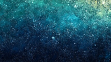 Obraz premium Dark blue to teal green abstract gradient with metallic textures