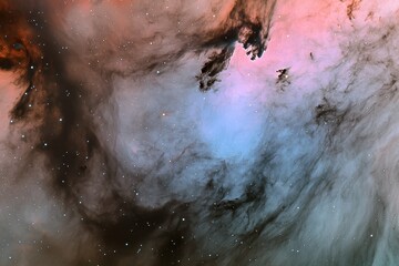 Space Nebula Gradient: A colorful nebula in space with colors transitioning from vibrant pinks and purples to deep blues and blacks. 