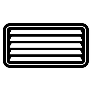 recommend clip art: Rectangular Vent Icon, ventilation air flow cooling, heating HVAC