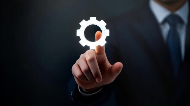 Business continuity concept with a focus on sustainability and technology.