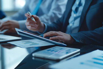 Fototapeta premium In the business world, activities range from strategic planning to execution, involving various processes, operations, and management. These activities are essential to ensure the growt