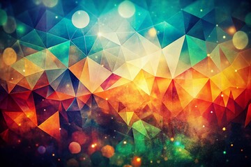Vintage Abstract Polygonal Noise Background