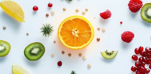 Infographic of Essential Micronutrients for a Healthy Diet: Key Vitamins and Minerals Explained