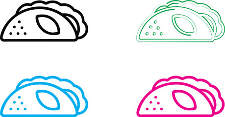 Minimalist line drawings, colorful treadmills, simple geometric shapes, neon outlines, fitness equipment icons, retro-style exercise machines, pop art treadmill designs, 2D vector graphics, vibrant co