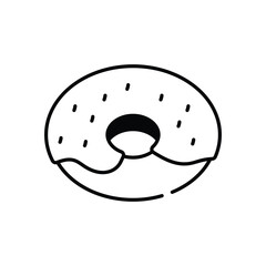 Donut vector icon