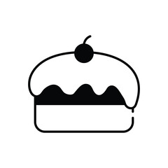 Pastry vector icon