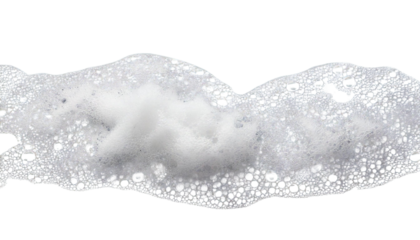 cleanser foam texture png isolated on transparent background