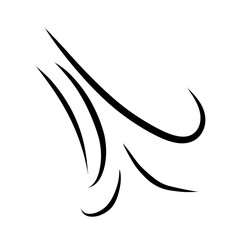 Wind sweep effects illustration 