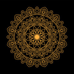 ornamental round lace pattern