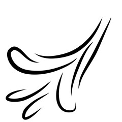 Wind sweep effects illustration 