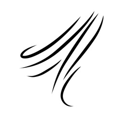 Wind sweep effects illustration 