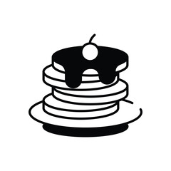 Pancake vector icon