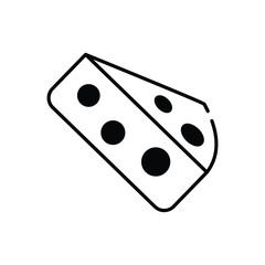Cheese vector icon