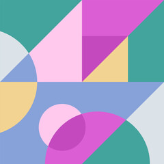 Obraz premium Colorful geometric background design