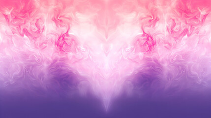 Fototapeta premium A romantic abstract background with luminous heart patterns glowing softly against a gradient of pink and purple hues, ideal for Valentines Day