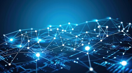Abstract Network Connections: Digital Data Flow and Global Interconnectivity