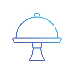 Cake Dom vector icon