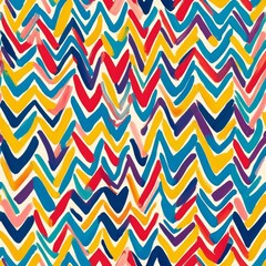 Colorful Zigzag Pattern Design