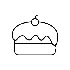 Pastry vector icon